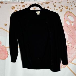 Jcrew black cardigan